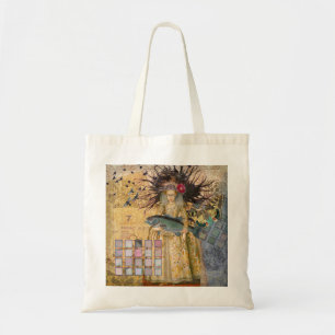 Vintage Pisces Woman Gothic Classic Tote Bag