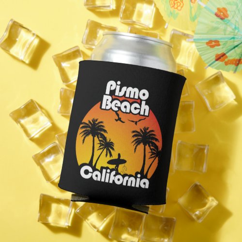 Vintage Pismo Beach California Can Cooler