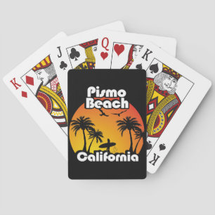Vintage Pismo Beach California Poker Cards