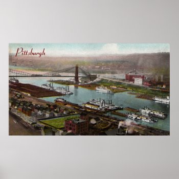 Vintage Pittsburgh 1800s Poster by vintageamerican at Zazzle