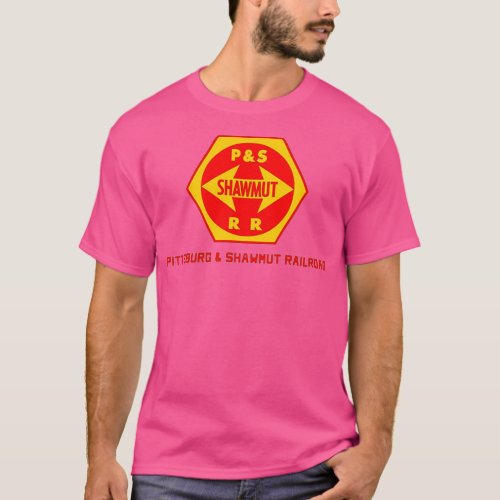 Vintage Pittsburgh and Shawmut Railroad T_Shirt