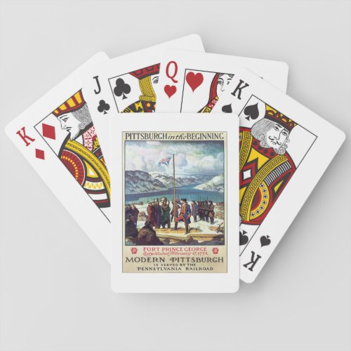 Vintage Pittsburgh In The Beginning Bicycle Playin Poker Cards