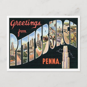 Vintage Pittsburgh Pennsylvania Postcard