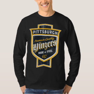 Vintage Pittsburgh Yinzer Beer Label   Yinzer Prid T-Shirt