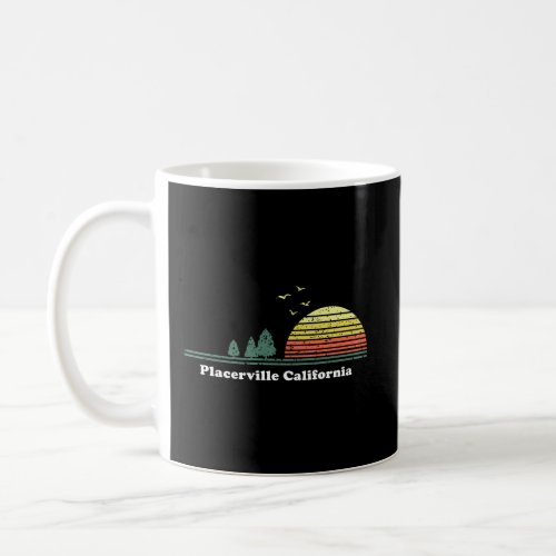 Vintage Placerville California Sunset Souvenir Pri Coffee Mug