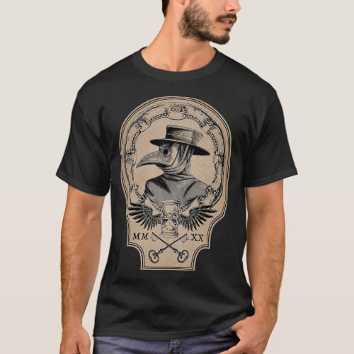 Vintage Plague Doctor become an doctor t shirt 