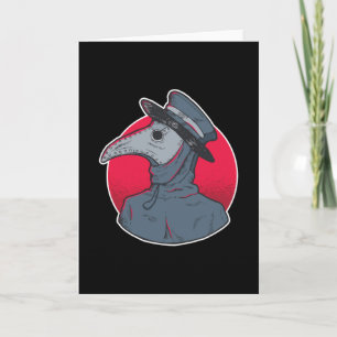 Vintage Plague Doctor Card