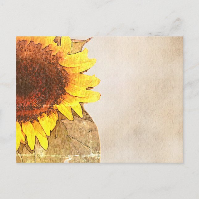 Vintage Plain White Texture Wedding Invitation (Front)