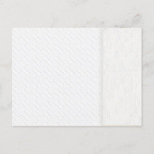 Vintage Plain White Texture Wedding Invitation Postcard