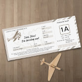 vintage plane ticket template