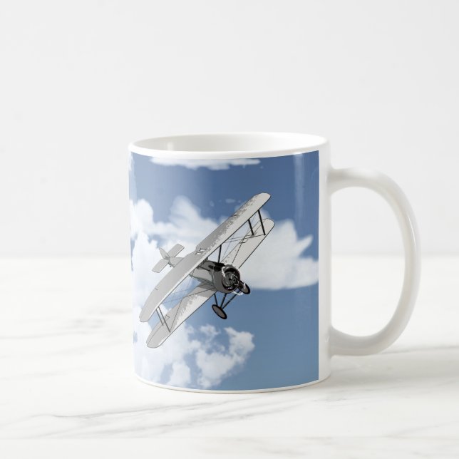 Vintage Plane Coffee Mug (Right)