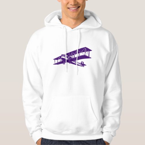 Vintage Plane _ Deep Purple Hoodie