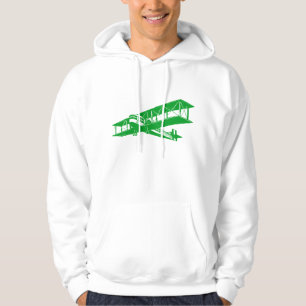 Vintage Plane - Grass Green Hoodie