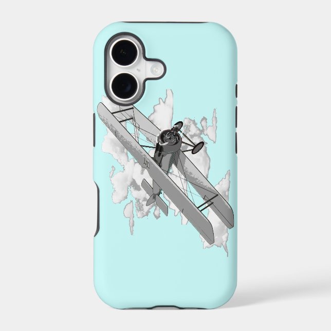 Vintage Plane Iphone Case (Back)