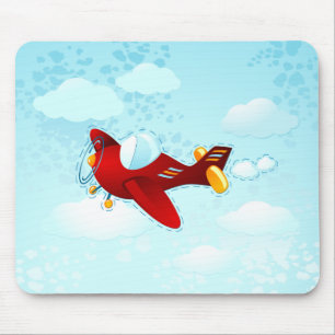 Vintage plane mouse pad