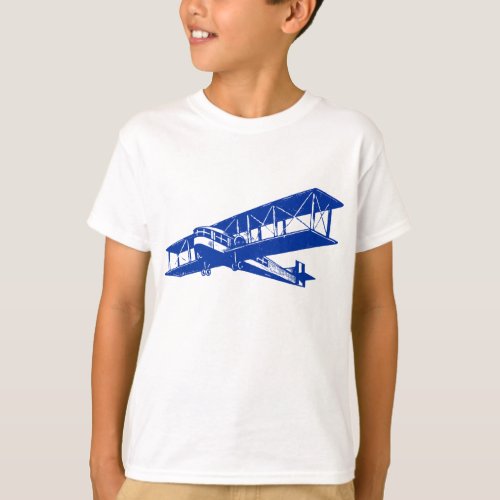 Vintage Plane _ Navy Blue T_Shirt