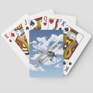 Vintage Plane Poker Cards