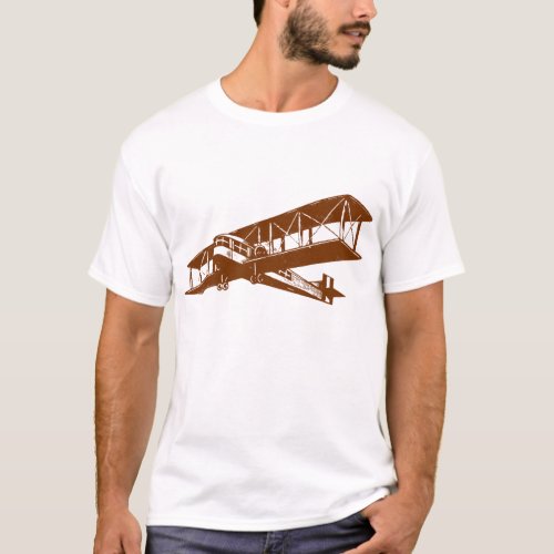 Vintage Plane _ Walnut T_Shirt