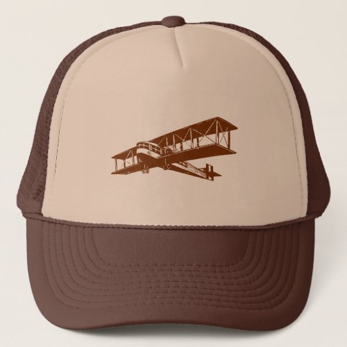 Vintage Plane _ Walnut Trucker Hat