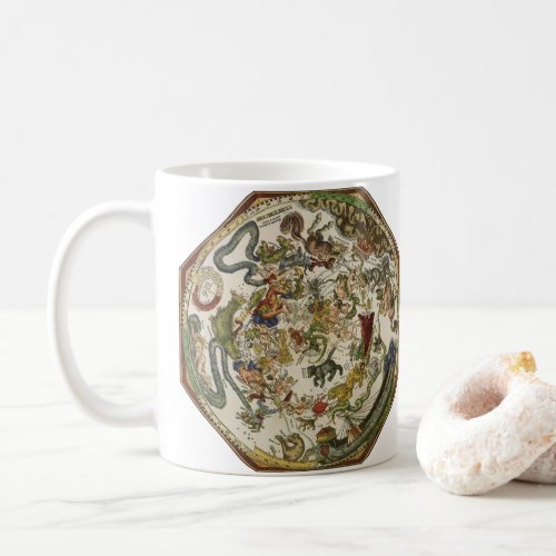 Vintage Planisphere Celestial Map by Peter Apian Coffee Mug