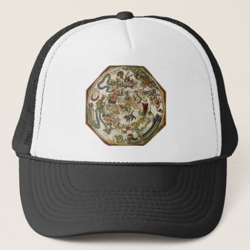 Vintage Planisphere Celestial Map by Peter Apian Trucker Hat