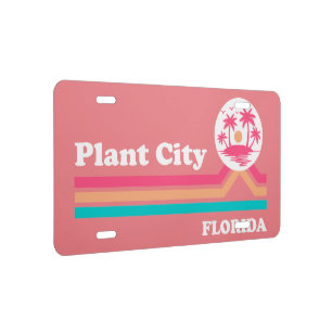 Vintage Plant City Florida License Plate