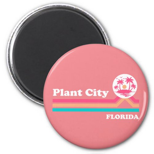 Vintage Plant City Florida Magnet
