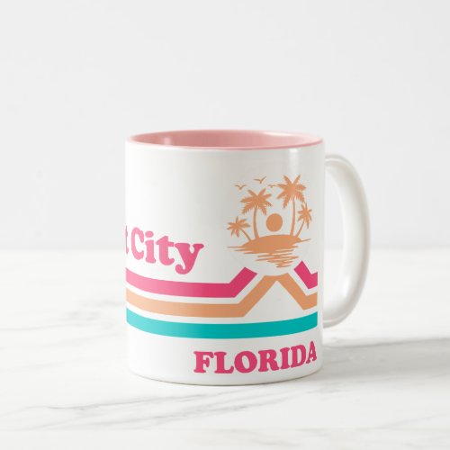 Vintage Plant City Florida Two_Tone Coffee Mug