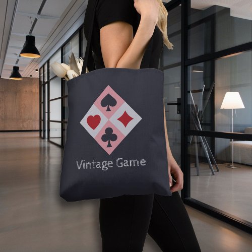 Vintage Playing Cards Colors Tote Bag
