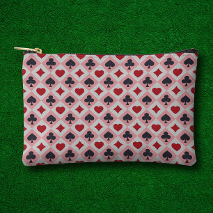 Vintage Playing Cards Colors Zipped Pouch