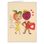 Vintage Plum and Peach Valentine (Front)