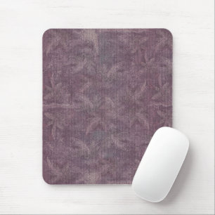 Vintage Plum Dragonfly Dance Mouse Pad