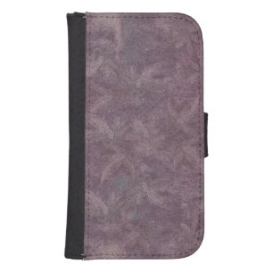Vintage Plum Dragonfly Dance Galaxy S4 Wallet Case