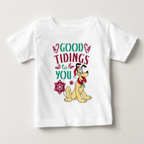 Vintage Pluto  Good Tidings to You Baby T_Shirt