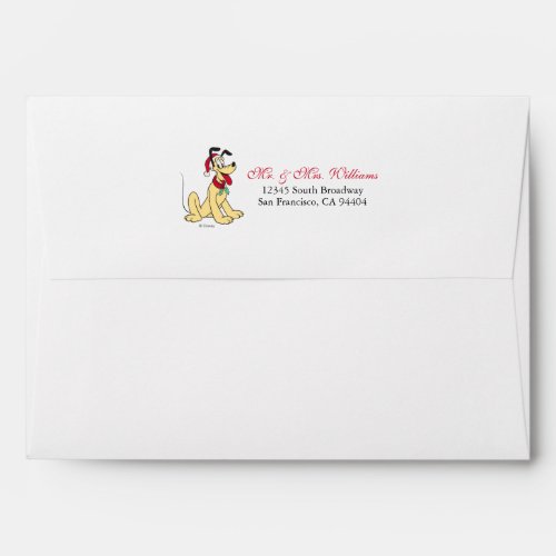 Vintage Pluto  Good Tidings to You Envelope