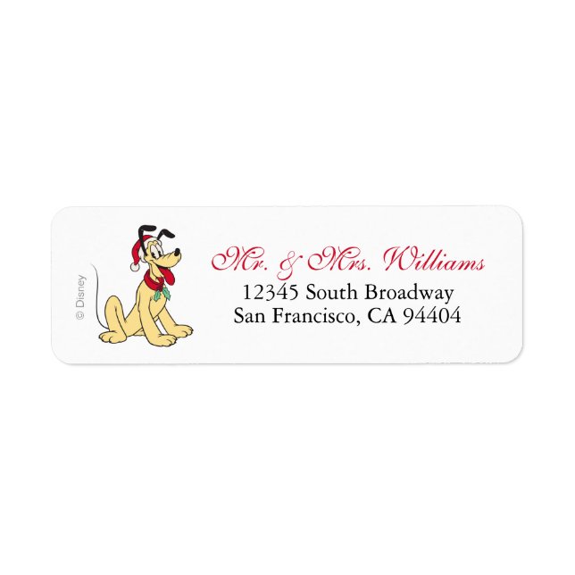 Vintage Pluto | Good Tidings to You Label (Front)