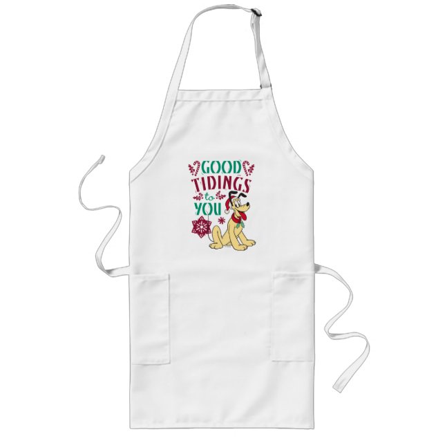 Vintage Pluto | Good Tidings to You Long Apron (Front)