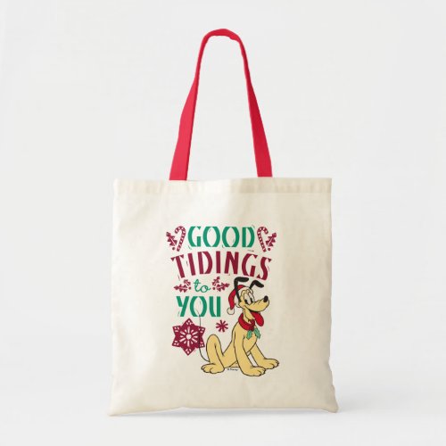 Vintage Pluto  Good Tidings to You Tote Bag