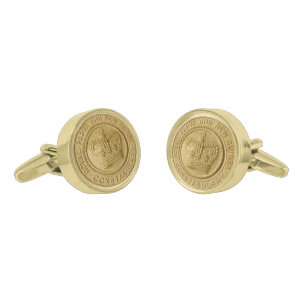 Vintage PNG Constabulary Gold Cufflinks