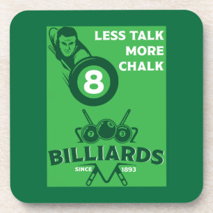 Vintage Pocket Billards Beverage Coaster