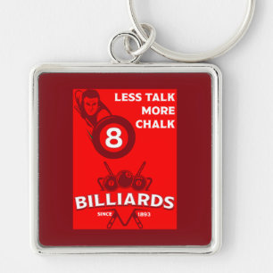 Vintage Pocket Billards Keychain