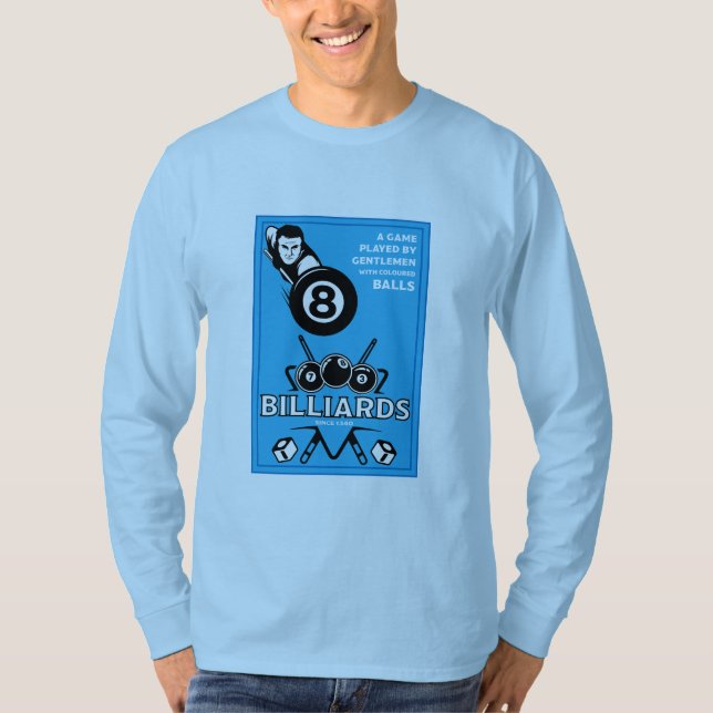 Vintage Pocket Billards T-Shirt (Front)
