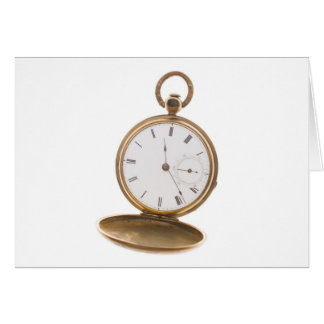 Vintage Pocket Watch Cards