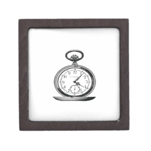 Vintage Pocket Watch Cool Fab Keepsake Box