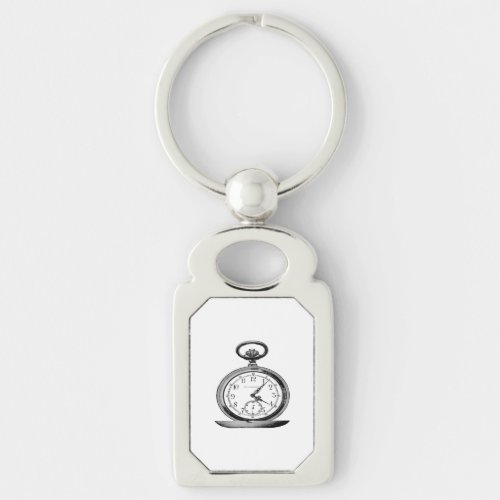 Vintage Pocket Watch Cool Fab Keychain