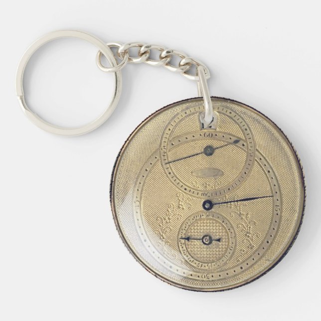 Vintage pocket watch keychain (Front)