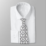 Vintage Pocket Watches Pattern Neck Tie