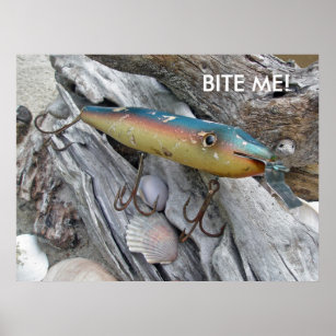 Vintage Fishing Tackle Wall Art & Décor