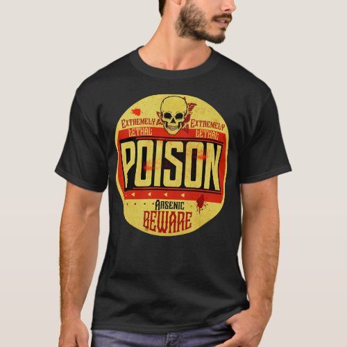 Vintage Poison Label T_Shirt