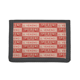 Vintage Poison Trifold Wallet